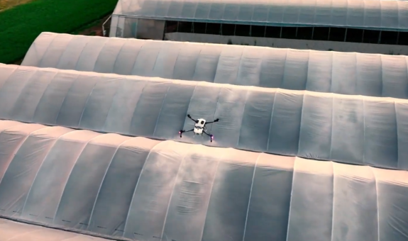 Greenhouse Shading by drone
