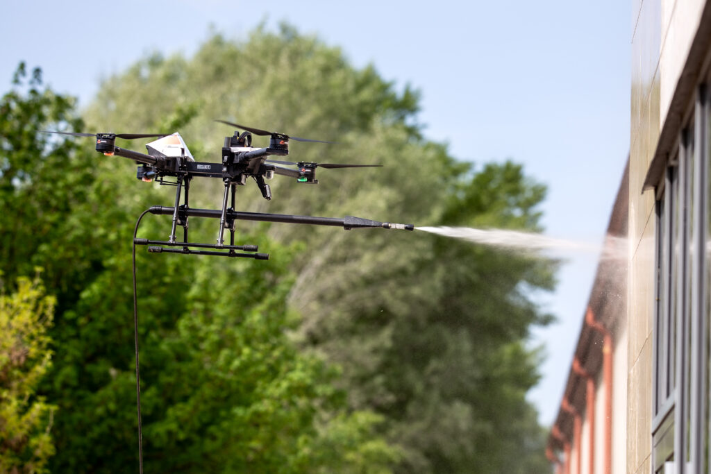 C10 Cleaning drone in action