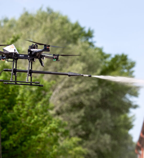 C10 Cleaning drone in action