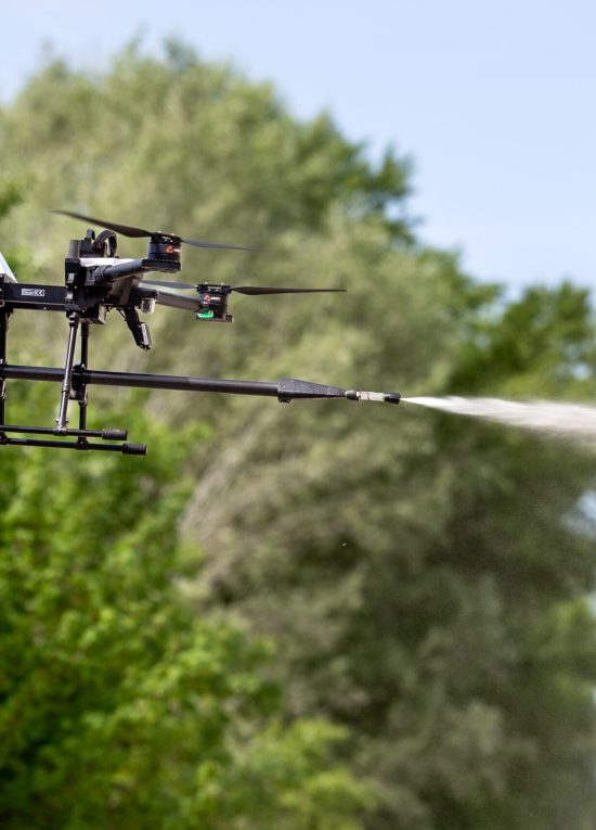 C10 Cleaning drone in action