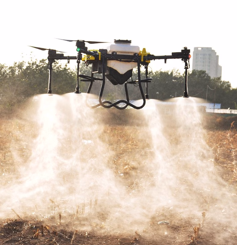 4-Axles-Joyance-Jt40L-Crop-Spraying-Uav-Dji-T40-Fertilizer-Spraying-Drone
