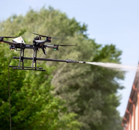 C10 Cleaning drone in action